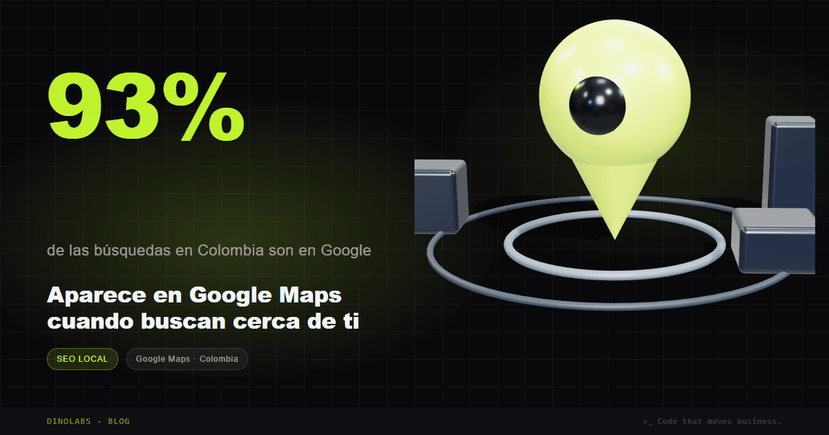 Ilustración del artículo: SEO local en Colombia: cómo aparecer en Google Maps y en «cerca de mí»