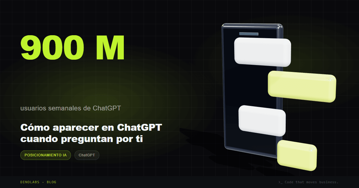 Ilustración del artículo: Cómo aparecer en ChatGPT cuando preguntan por tu servicio