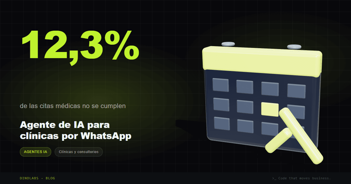 Ilustración del artículo: Agente de IA para clínicas: cómo agenda y recuerda citas por WhatsApp