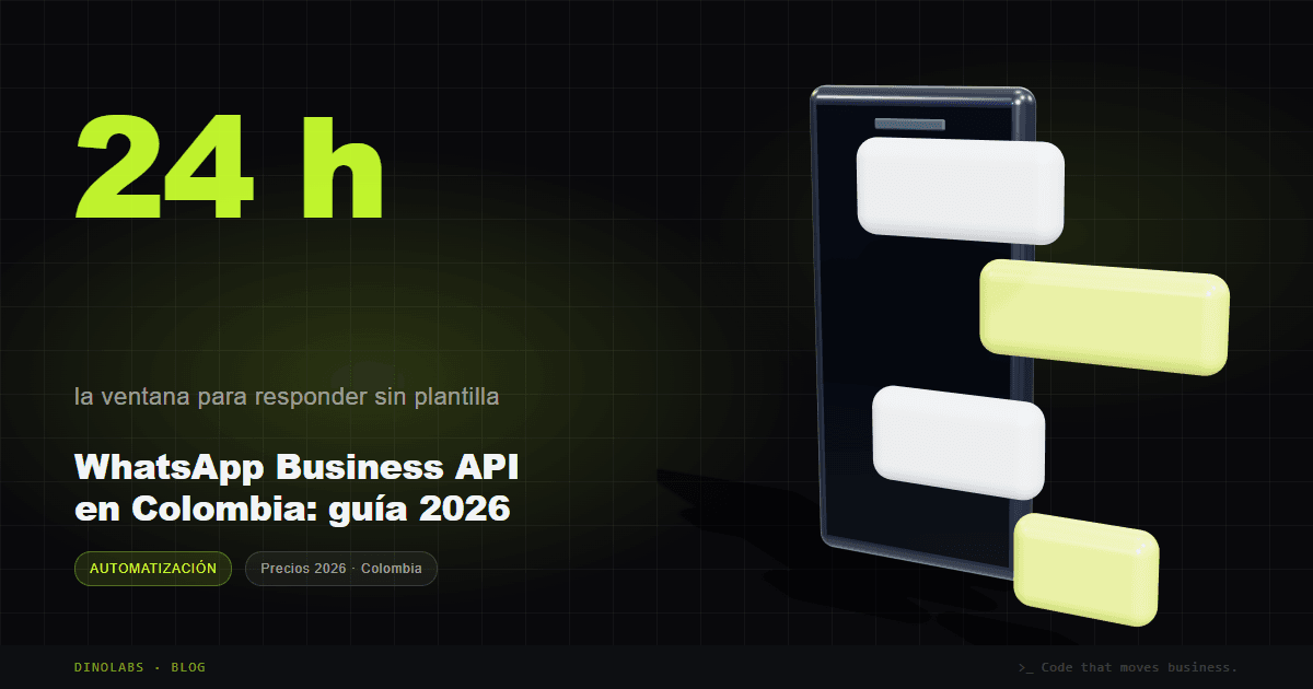 Ilustración del artículo: WhatsApp Business API en Colombia: cuánto cuesta y cómo obtenerla en 2026