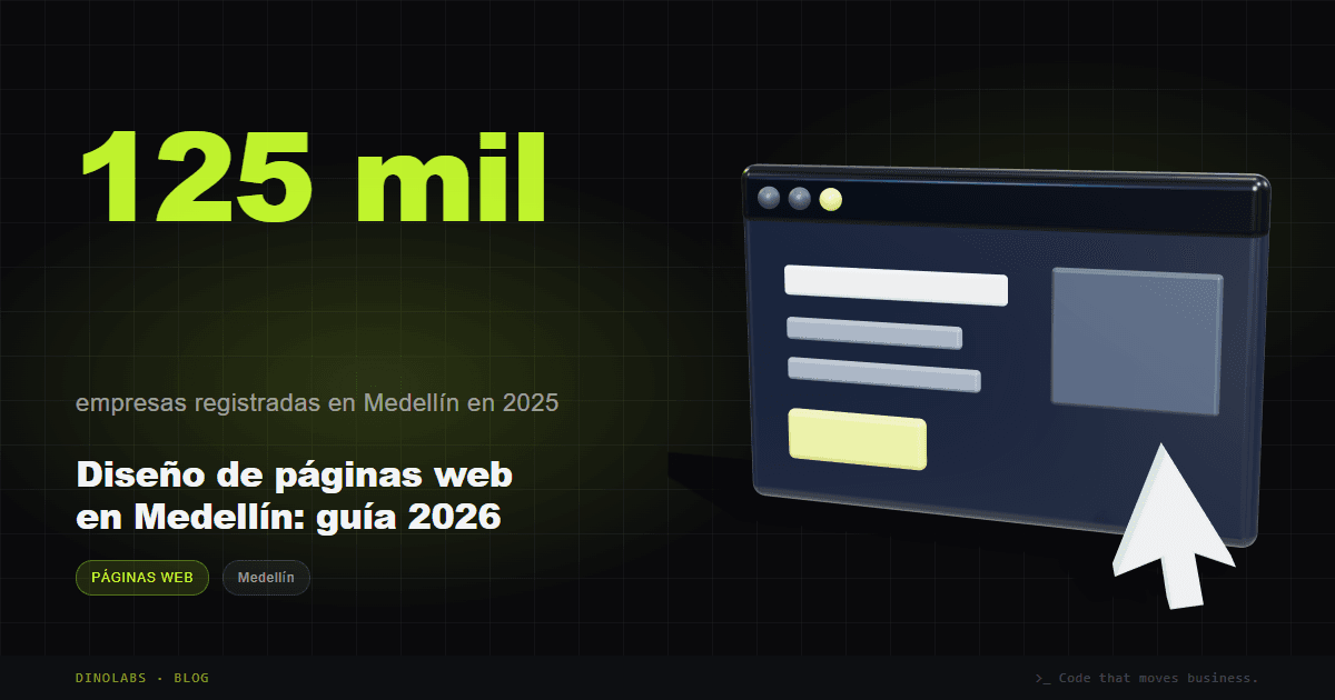 Ilustración del artículo: Diseño de páginas web en Medellín: qué exigir, cuánto cuesta y qué evitar
