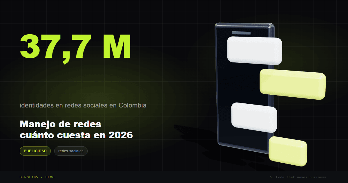 Ilustración del artículo: Manejo de redes sociales en Colombia: cuánto cuesta en 2026 y qué debe incluir