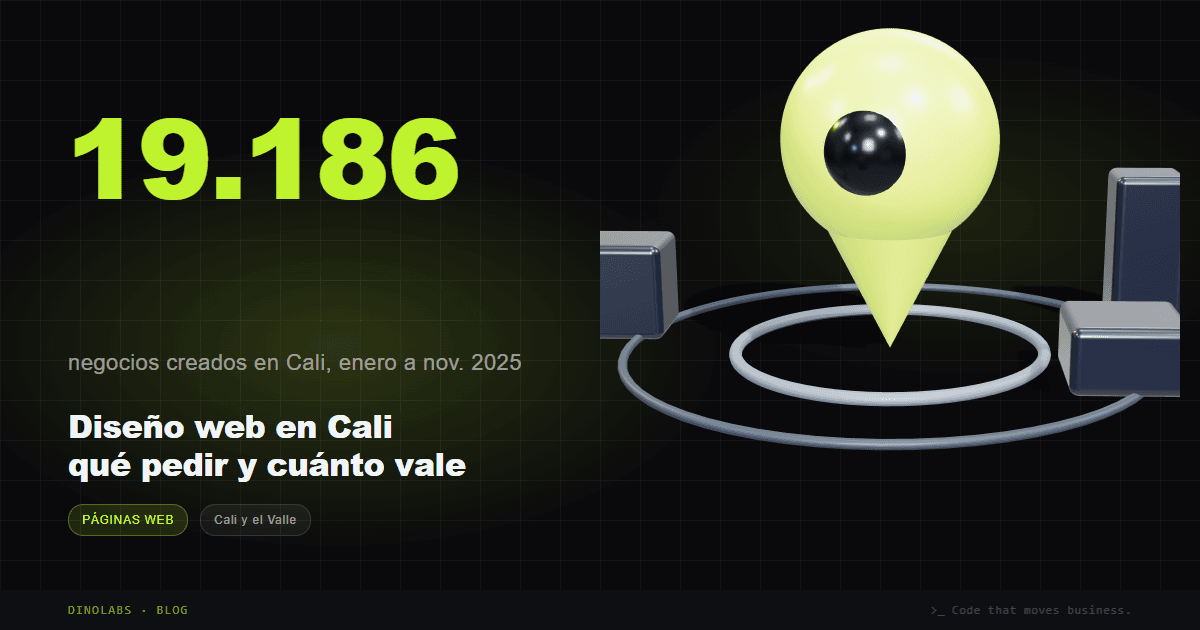 Ilustración del artículo: Diseño de páginas web en Cali: guía 2026 de precios, requisitos y SEO local