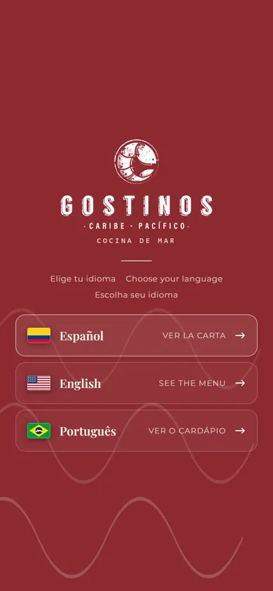 Carta de Gostinos hecha con Zitas